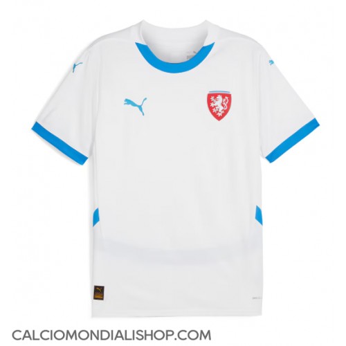 Maglie da calcio Repubblica Ceca Seconda Maglia Europei 2024 Manica Corta